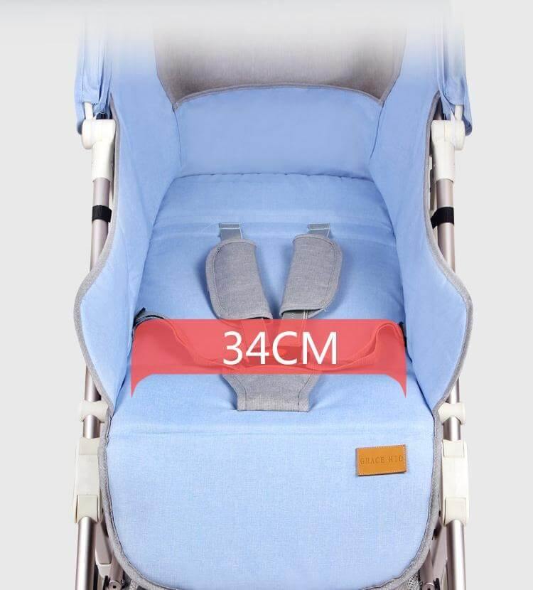 Futuristic Modern Portable Folding Baby Stroller - Image 11