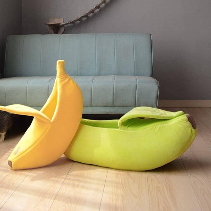 4 Colors Cute Banana Peel Cat House