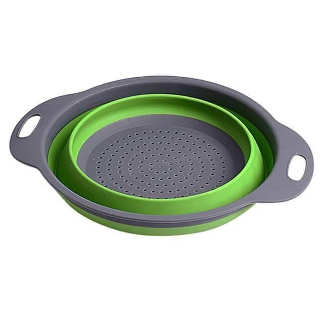 Foldable Silicone Colander Fruit Vegetable Washing Basket - Image 7