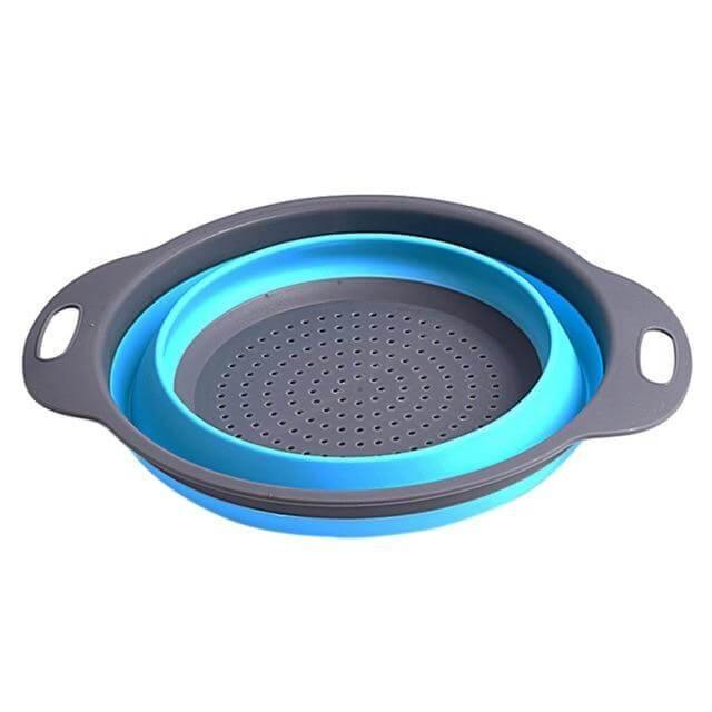 Foldable Silicone Colander Fruit Vegetable Washing Basket - Image 5