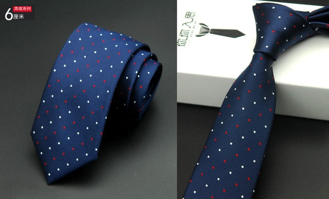 Designers Fashion Dot Striped Plaid neck Tie - Image 12