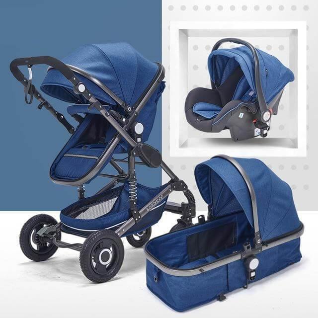 Modern High Landscape Multifunctional 3 in 1 Baby Stroller