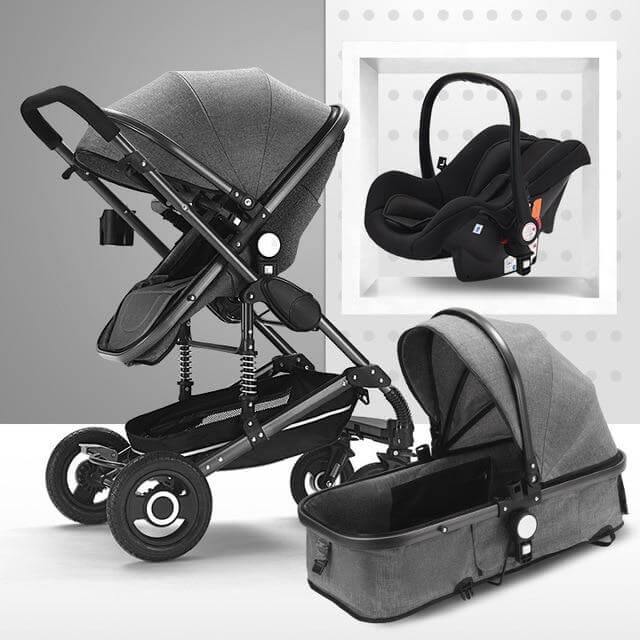 Modern High Landscape Multifunctional 3 in 1 Baby Stroller