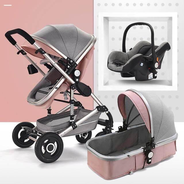 Modern High Landscape Multifunctional 3 in 1 Baby Stroller