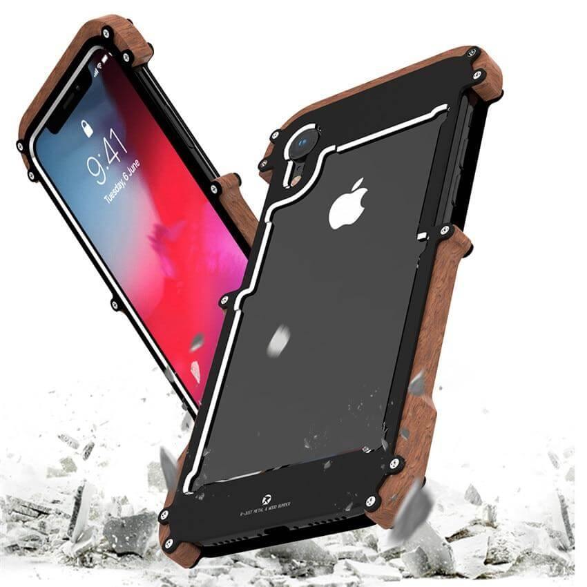 Wood Aluminum Frame Bumper iPhone Case - Image 6
