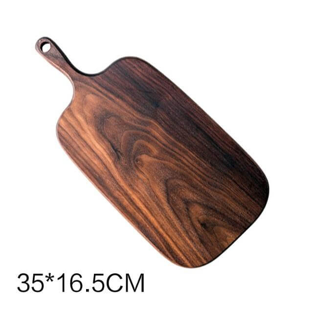 Japanese-style Walnut/Beech special-shaped Solid Wood Cutting Board - Image 9