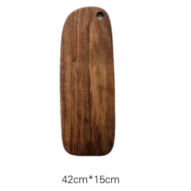 Japanese-style Walnut/Beech special-shaped Solid Wood Cutting Board - Image 5