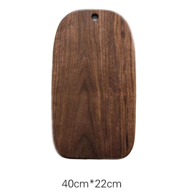 Japanese-style Walnut/Beech special-shaped Solid Wood Cutting Board - Image 8