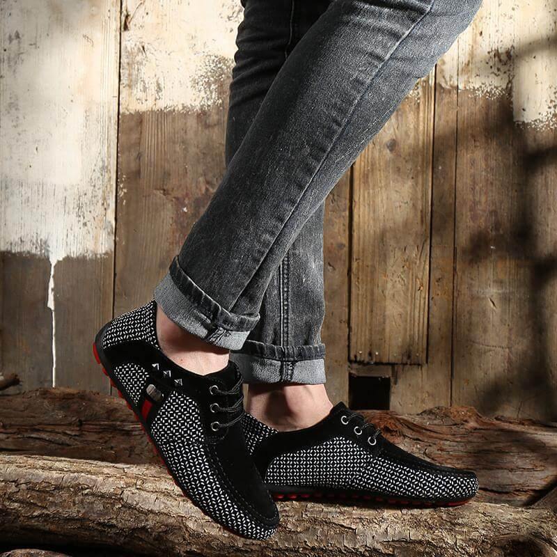 Breathable Moccasins Loafers Man Sneakers