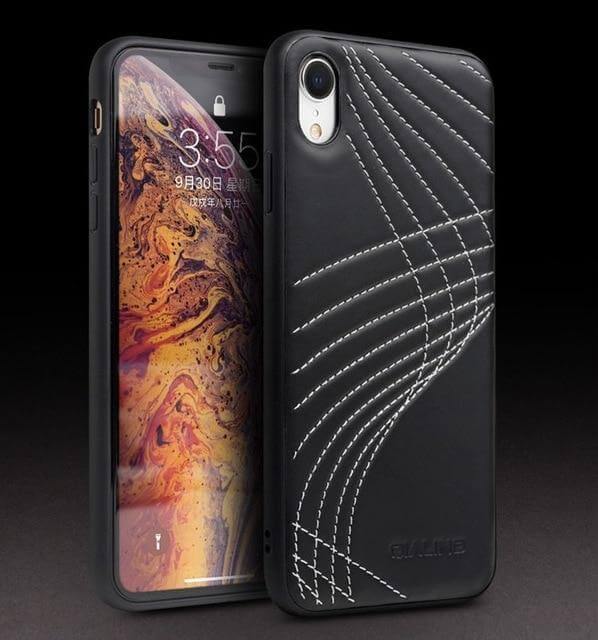 Genuine Leather Full Edge Protect Luxury Iphone Cases - Image 1