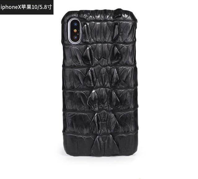 Luxury Natural Crocodile Skin Case for iPhone Models