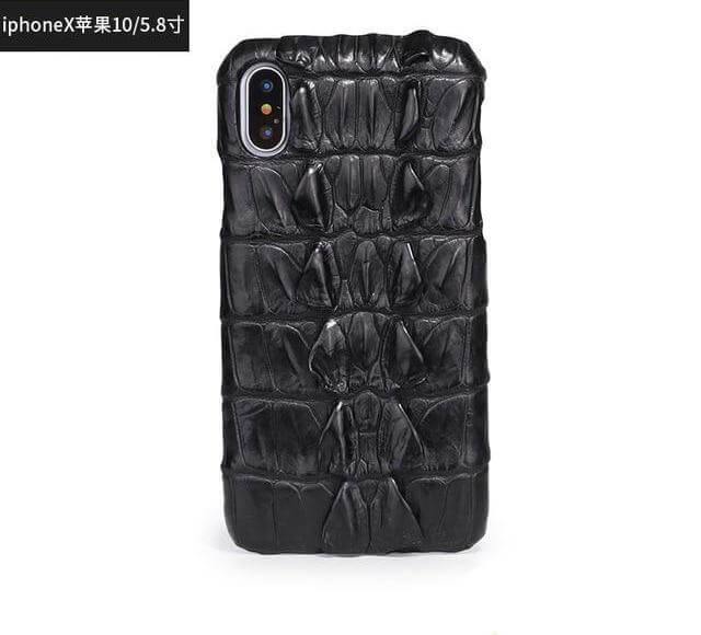 Luxury Natural Crocodile Skin Case for iPhone Models - Image 8