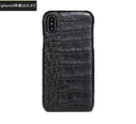 Luxury Natural Crocodile Skin Case for iPhone Models