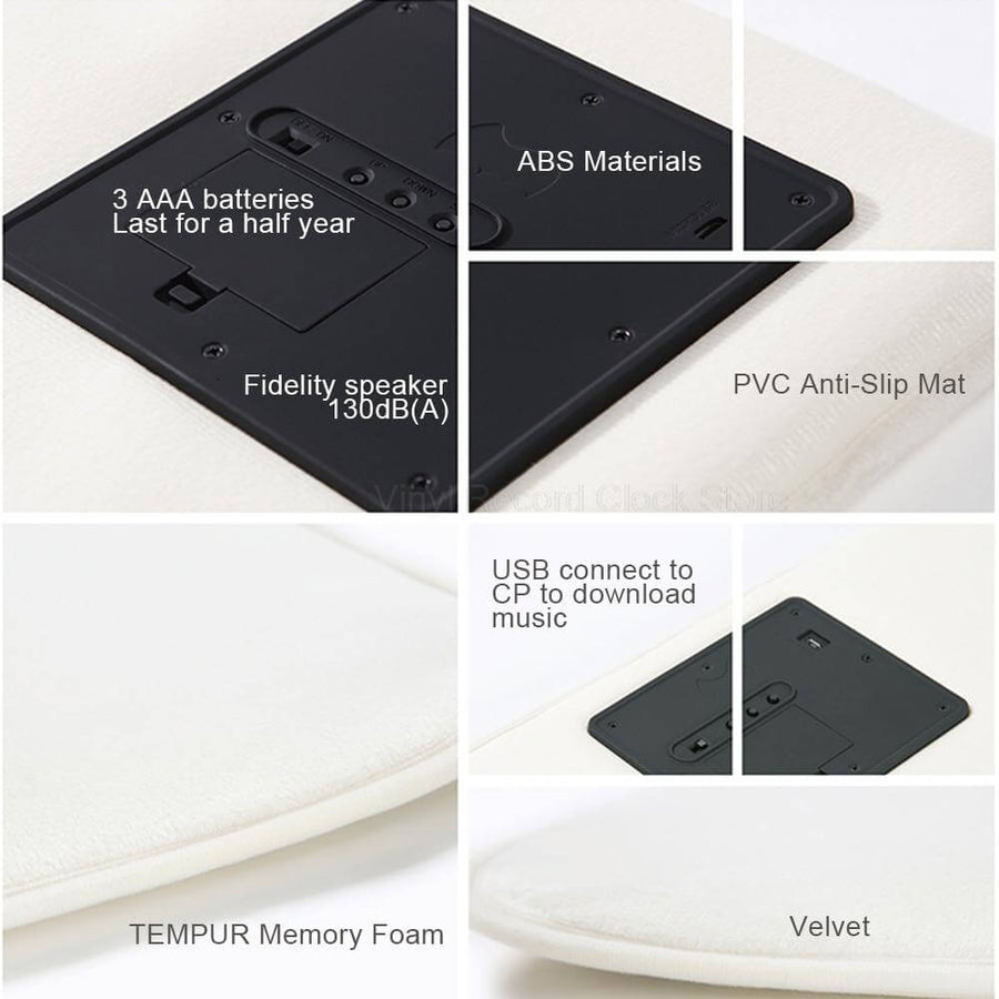 Pressure Sensitive Step on Rug Carpet Alarm Clock - Image 5