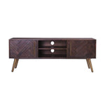 Dark Brown Sivan Media TV Table - MaviGadget