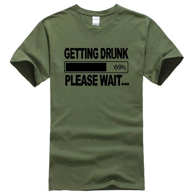 Getting Drunk Funny T-Shirts - MaviGadget