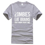 Zombies Eat Brains Funny T-shirt