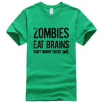 Zombies Eat Brains Funny T-shirt