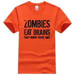 Zombies Eat Brains Funny T-shirt