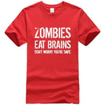 Zombies Eat Brains Funny T-shirt