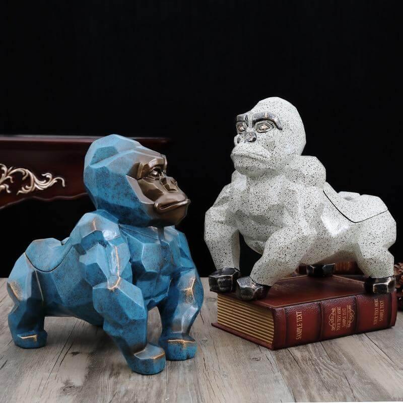 Geometric Gorilla Tissue Holder - MaviGadget