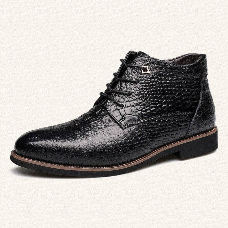 Leather Warm Thick Men Winter Boots - Image 7