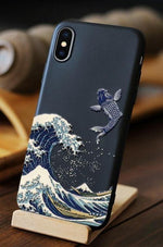 3D Giant Japanese Art iPhone Cases