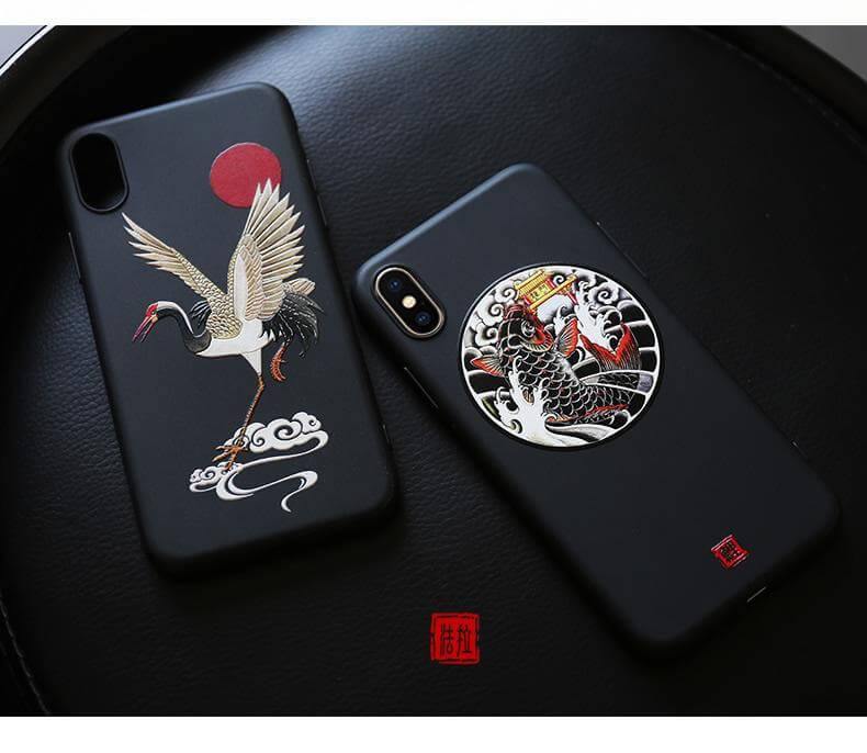 3D Giant Japanese Art iPhone Cases - Image 0