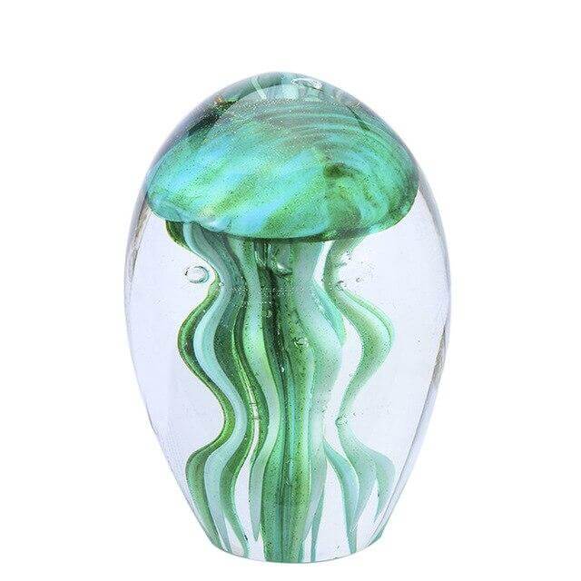Jellyfish Hand Blown Glass Art Collectible - Image 8