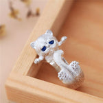 Cat Zirconia Ring