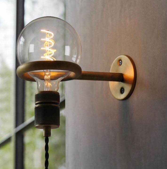 Nordic Retro Ring Sconce Mirror Wall Lamp - Image 0