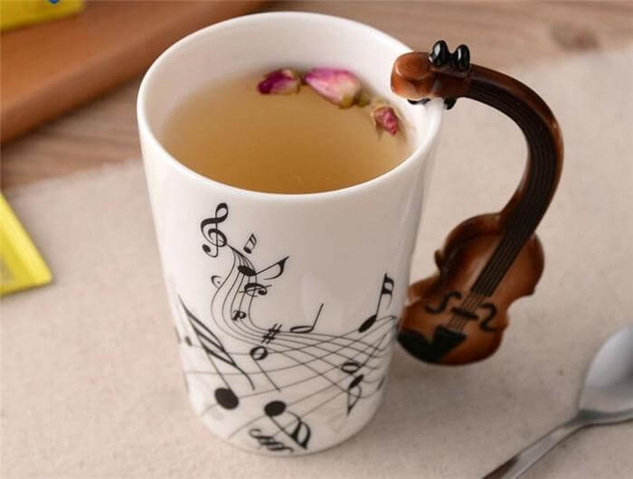 Guitar Style Ceramic Mug - Image 5