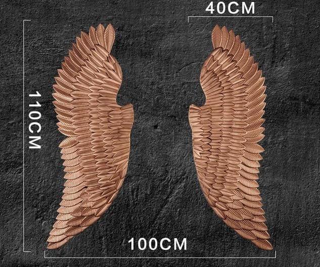 Iron Angel Wings Wall Decor - Image 6