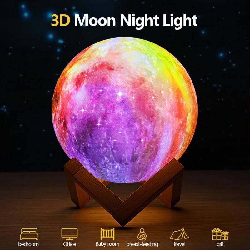 3D Moon Night Lamp