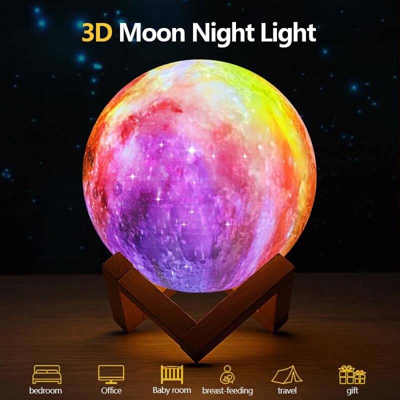 3D Moon Night Lamp - Image 9