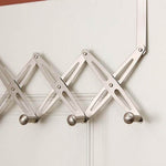 Stainless Steel 6-Hook Flexible Back Door Hanger