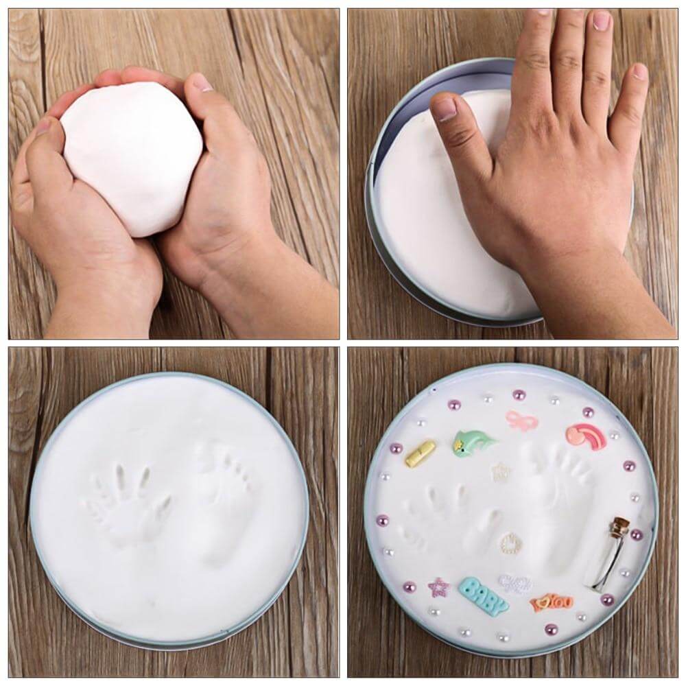 Infant Baby Handprint Footprint Imprint Kit