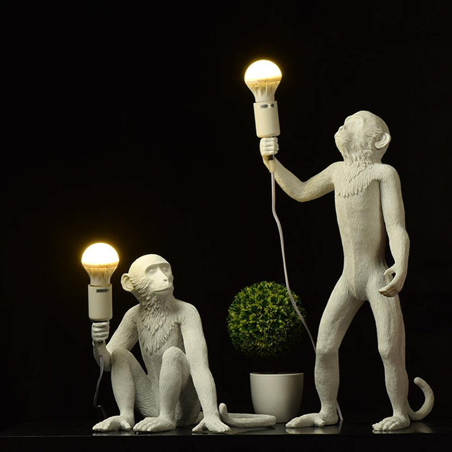 Modern Black Pendant Monkey Lamp - Image 4