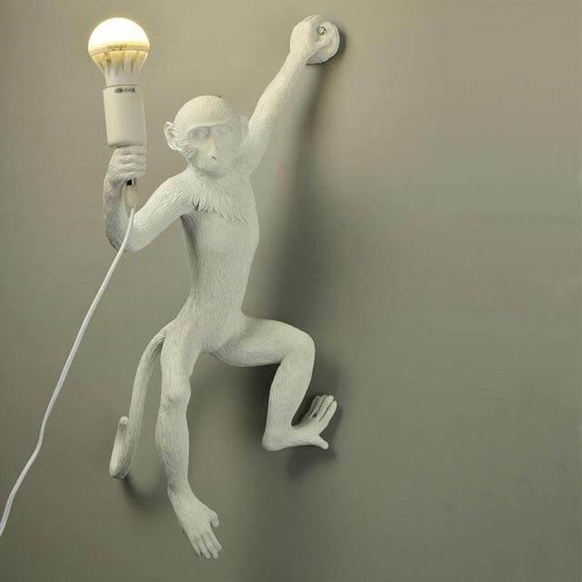 Modern Black Pendant Monkey Lamp - Image 8