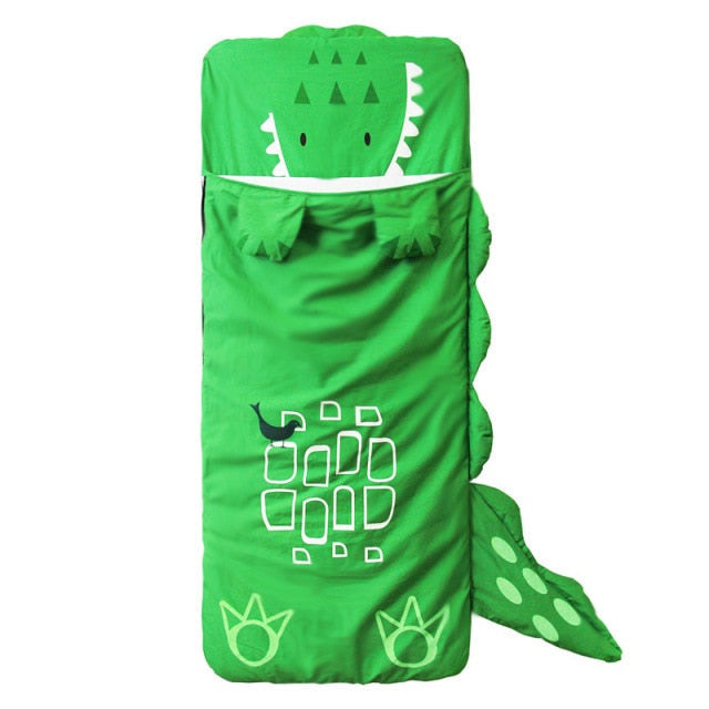 Cartoon Dinosaur Kid Sleeping Bag - Image 5