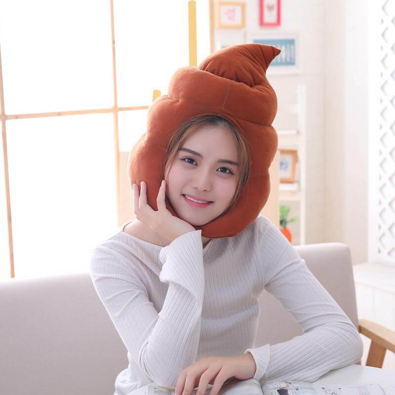 Poop Head Plush Pillow - Image 3