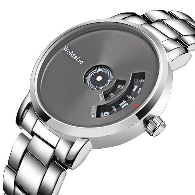Stainless Steel Unique Style Business Men Watch - Image 2