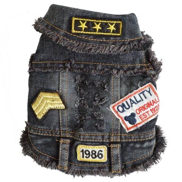 Pet Cowboy Jean Jacket