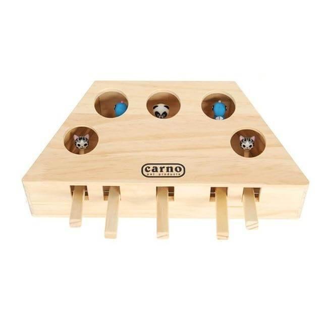 Interactive Catch Mouse Game Machine Tease Cat Toys - Image 1
