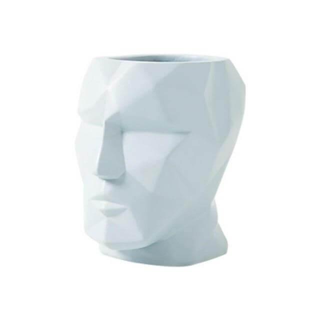 Nordic Style Modeling Geometric Lines People Face Vase Home Modern Decoration - MaviGadget