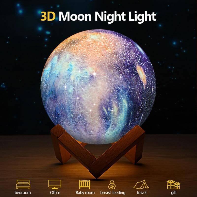 3D Moon Night Lamp