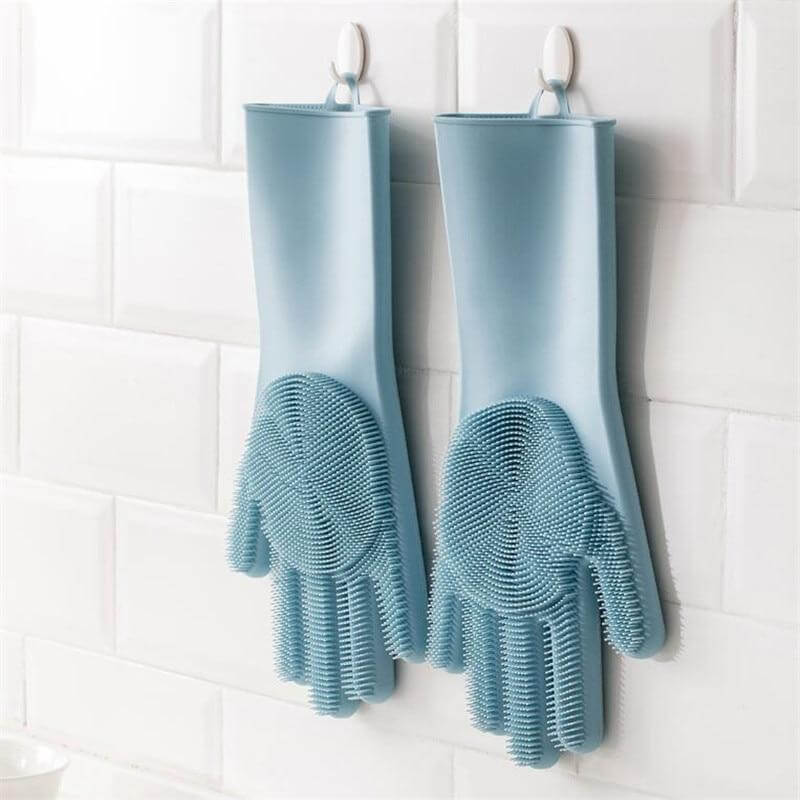Non-Slip Magic Silicone Cleaning Gloves - Image 3