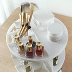 360-degree Rotating Makeup Organizer with Storage