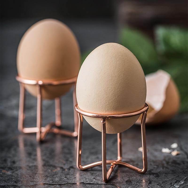 3pcs Elegant Metal Egg Holder - Image 0