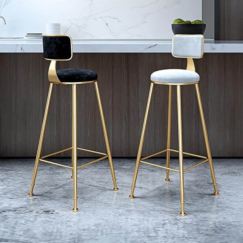 Nordic Modern Iron Bar Stool - MaviGadget